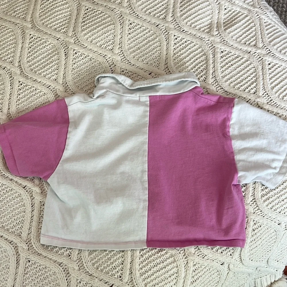 Tillys Button Crop Top - Picture 2 of 3